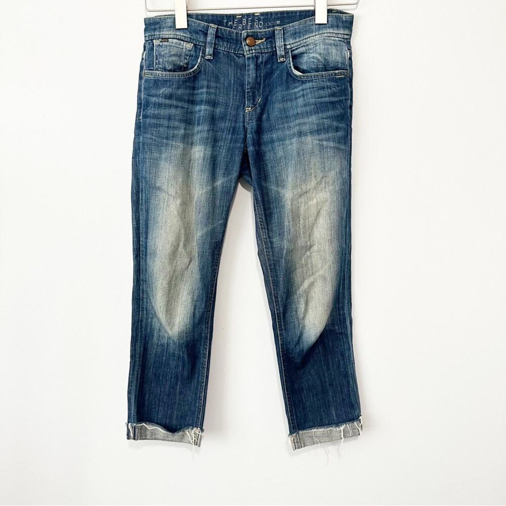 Joes Jeans the best friend rolled crop blue denim size 24 cropped